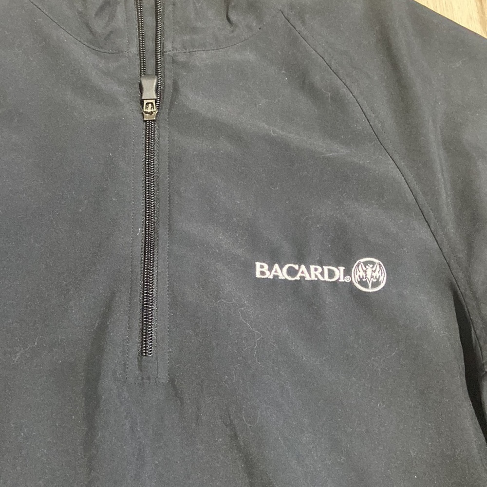 Adidas Bacardi labeled climaproof wind jacket 1/4 zip - Picture 2 of 6
